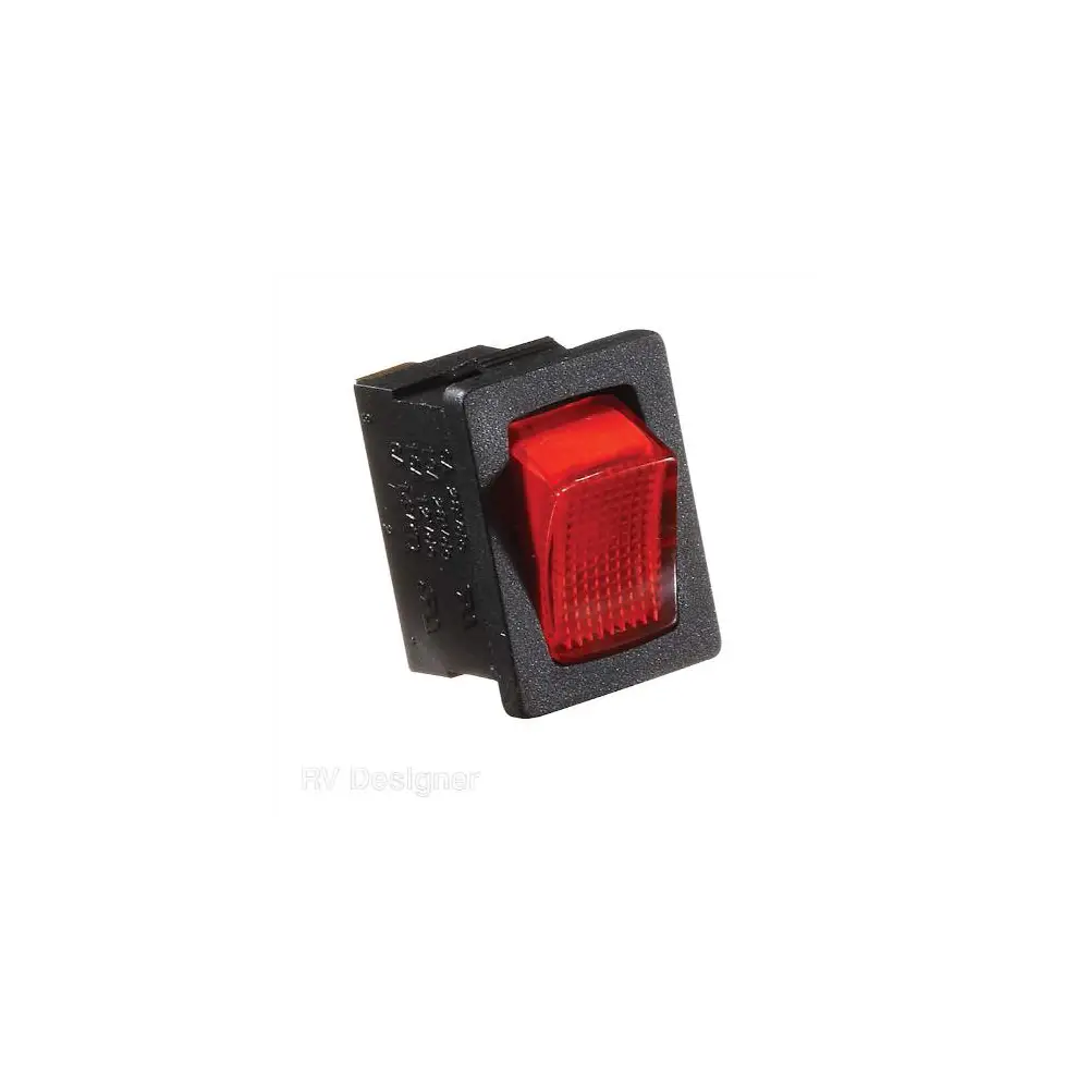 20A Rocker Switch - Black - RVDS481